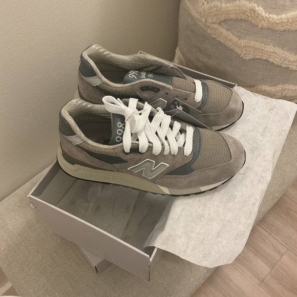 NWT - NEW BALANCE 998 - SIZE 3.5 = SIZE 5 - UNISEX - GRAY - Picture 4 of 4